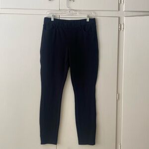 J Crew leggings with pockets black size 10